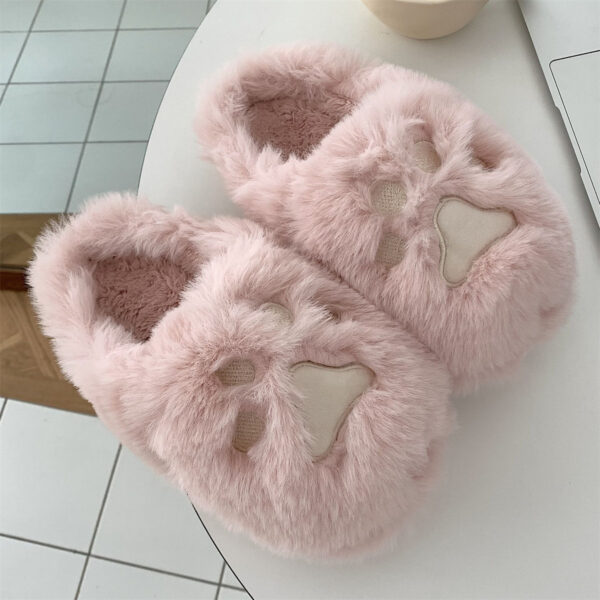 Soft Cat Paw Warm Cotton Slippers