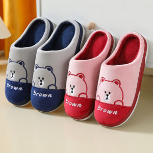 Cute Bears Warm Slippers