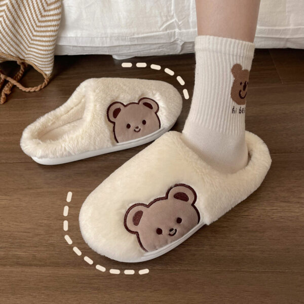 Women's Plush Warm Cotton Slippers