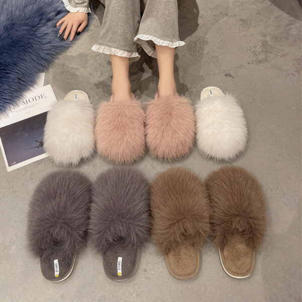 Women's Soft Bottom Non-Slip Plush Slippers