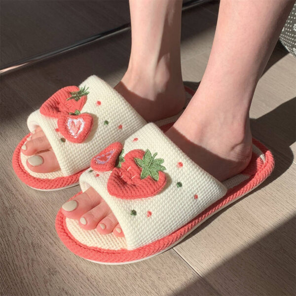 Women's Soft Slippers Sweet Strawberry